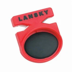 Lansky Quick Fix Pocket Knife Sharpener Ceramic Tugsten Fine Coarse LCSTC
