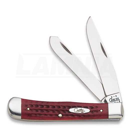 Case Cutlery Trapper Red Pocket Worn Pocket Knife 00783