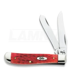 Case Cutlery Mini Trapper Dark Red Bone Pocket Knife 6983