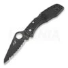 Spyderco Salt I Folding Knife, Spyderedge, Black C88SBBK