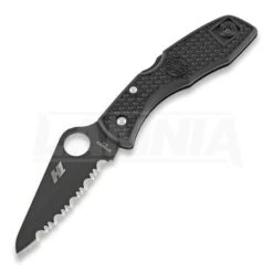 Spyderco Salt I Folding Knife, Spyderedge, Black C88SBBK
