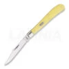 Case Cutlery Slimline Trapper Yellow Pocket Knife 00031
