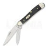 Case Cutlery Peanut Rough Black Series Pocket Knife 18225
