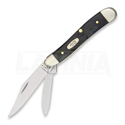 Case Cutlery Peanut Rough Black Series Pocket Knife 18225