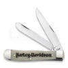 Case Cutlery Trapper Harley Natural Bone Pocket Knife 52140