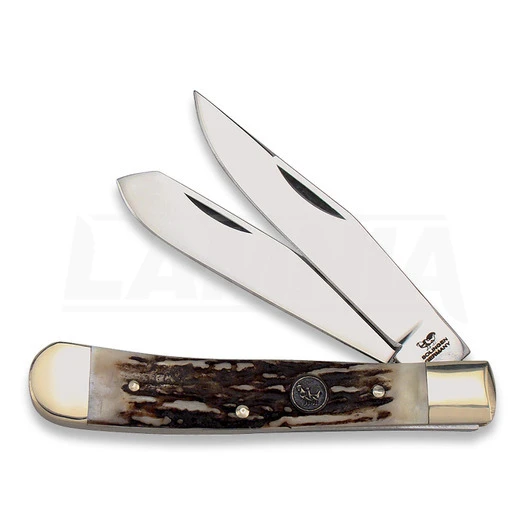 Hen & Rooster Trapper Deer Stag Pocket Knife