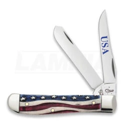 Case Cutlery Mini Trapper Patriotic Pocket Knife 64135
