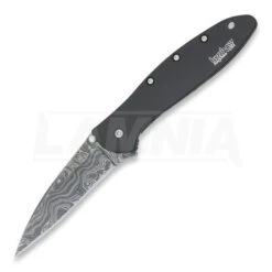 Kershaw Leek A/O Damascus Folding Knife 1660DAMBK