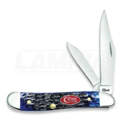 Case Cutlery Peanut Navy Blue Bone Pocket Knife 07314