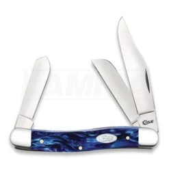 Case Cutlery Stockman Sparxx Blue Kirinite Pocket Knife 23435