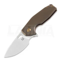 Fox Suru Bronze Anodized Titanium Folding Knife FX-526LEBR