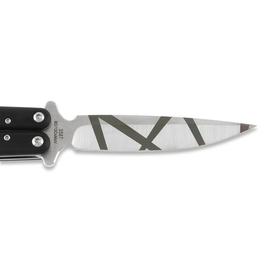 Böker Plus Large G10 Balisong Butterfly Knife, Geocamo 06EX012LS2 - Image 3