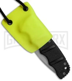 Linos Kydex Boker Kalashnikov Neck Sheath W/ Black Cord - Safety Yellow