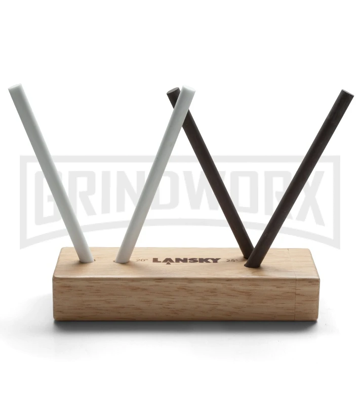 Lansky Deluxe Turn-Box Crock Stick (Medium/Fine Grit)