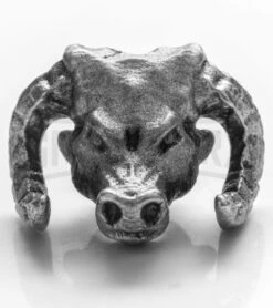 Magallona Pewter Minotaur Lanyard Bead